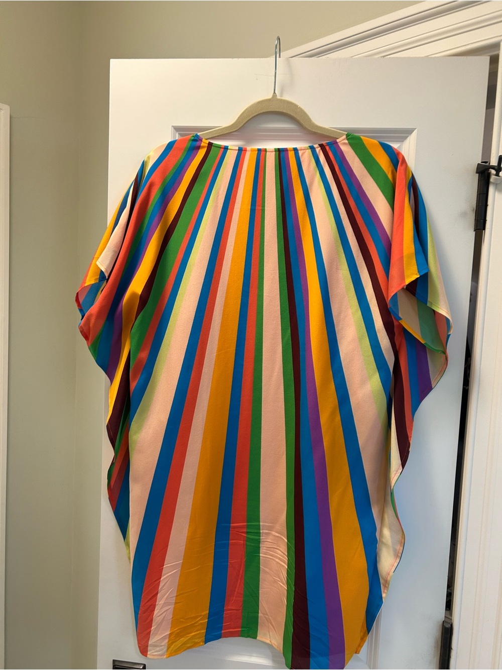 Marie Oliver Silk Multi-Stripe mini dress - Picture 7 of 7